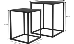 Set van 2 plantenhouders Olga