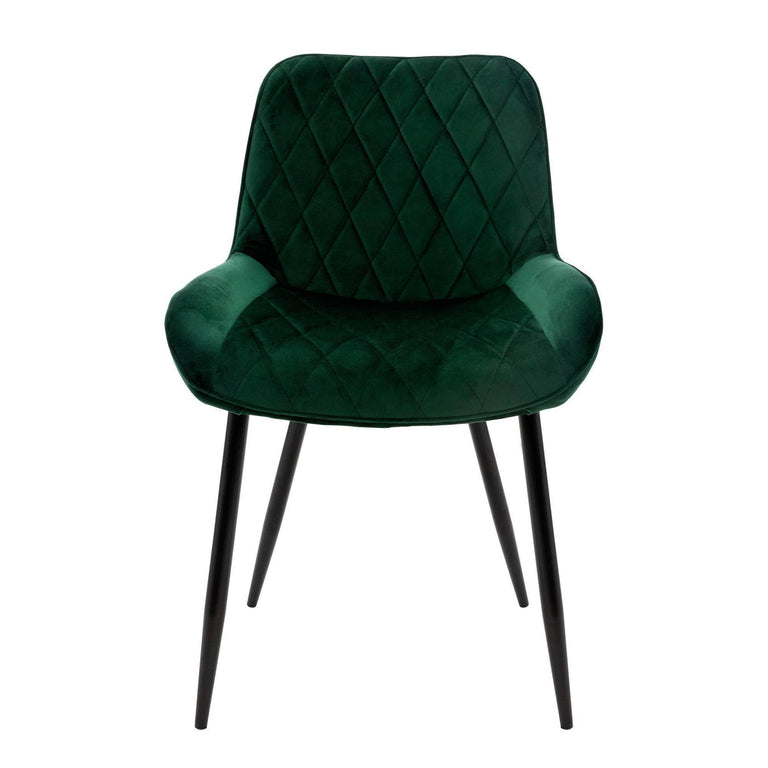 Set van 4 eetkamerstoelen Megan velvet