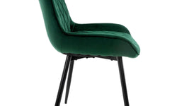 Set van 4 eetkamerstoelen Megan velvet