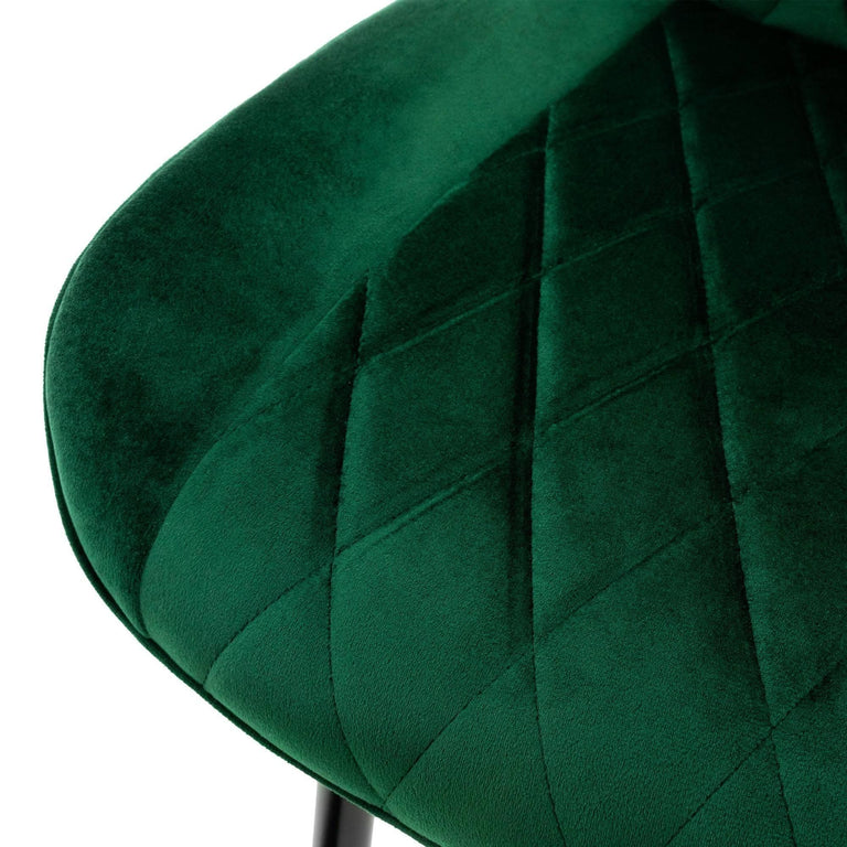 Set van 4 eetkamerstoelen Megan velvet