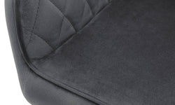 Set van 4 eetkamerstoelen Sanders velvet