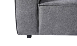 3-zitsbank Boston met hocker