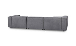 3-zitsbank Boston met hocker