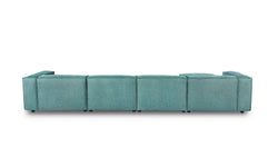 4-zitsbank Boston met hocker
