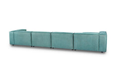 4-zitsbank Boston met hocker