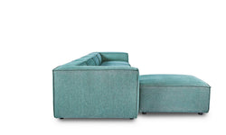 4-zitsbank Boston met hocker