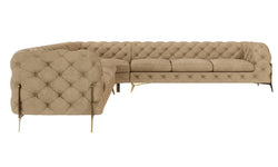 6-zitshoekbank Chelsea velvet