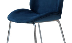 Set van 2 eetkamerstoelen Charles velvet