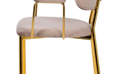Set van 2 eetkamerstoelen Giselle velvet