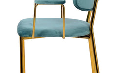 Set van 2 eetkamerstoelen Giselle velvet