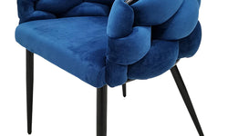 Set van 2 eetkamerstoelen Grace velvet