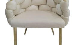 Set van 2 eetkamerstoelen Grace velvet