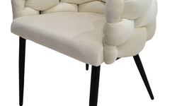 Set van 2 eetkamerstoelen Grace velvet
