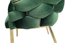Set van 2 eetkamerstoelen Grace velvet