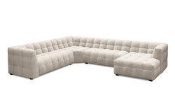 8-zitshoekbank Vesta links velvet