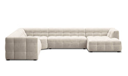 8-zitshoekbank Vesta links velvet