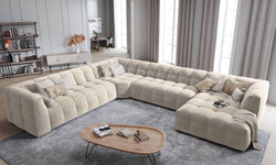 8-zitshoekbank Vesta links velvet