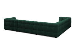 8-zitshoekbank Vesta links velvet