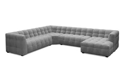 8-zitshoekbank Vesta links velvet