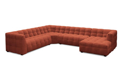 8-zitshoekbank Vesta links velvet