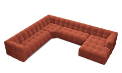 8-zitshoekbank Vesta links velvet
