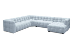 8-zitshoekbank Vesta links velvet