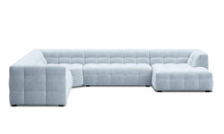 8-zitshoekbank Vesta links velvet