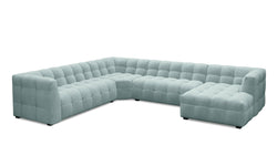 8-zitshoekbank Vesta links velvet
