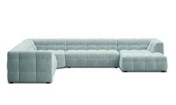 8-zitshoekbank Vesta links velvet