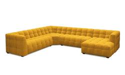 8-zitshoekbank Vesta links velvet