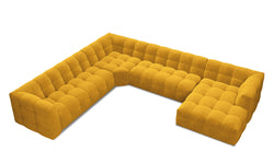 8-zitshoekbank Vesta links velvet