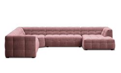 8-zitshoekbank Vesta links velvet