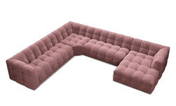 8-zitshoekbank Vesta links velvet