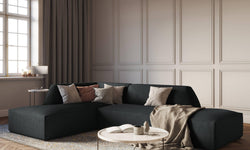 Hoekbank Sao Lounge ribstof links