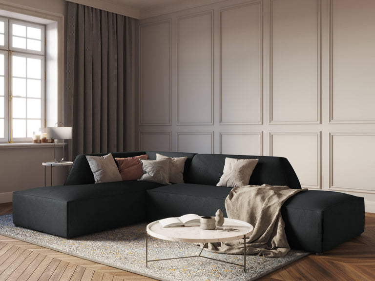 Hoekbank Sao Lounge ribstof links