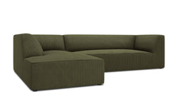 Hoekbank Sao ribstof links