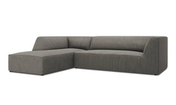 Hoekbank Sao ribstof links