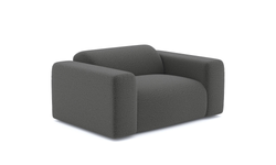 Fauteuil Myra bouclé