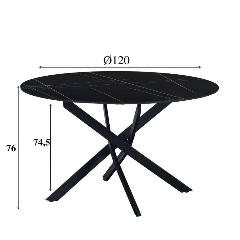 Eettafel Vivian marmerlook