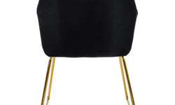 Set van 4 eetkamerstoelen Mili velvet