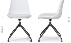 Eetkamerstoel Nola-Liv draaibaar