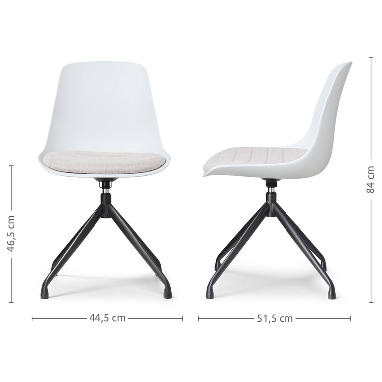 Eetkamerstoel Nola-Liv draaibaar