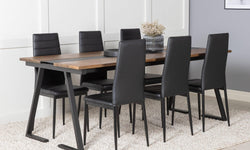 venture-home-eetkamerset-jakartamet6 eetkamerstoelen slimline-bruin-hout-tafels-meubels6