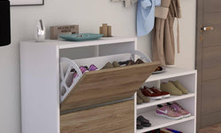 my-interior-schoenenkast-anatoliametwandkapstok-bruin-spaanplaat-met melamine coating-kasten-meubels2