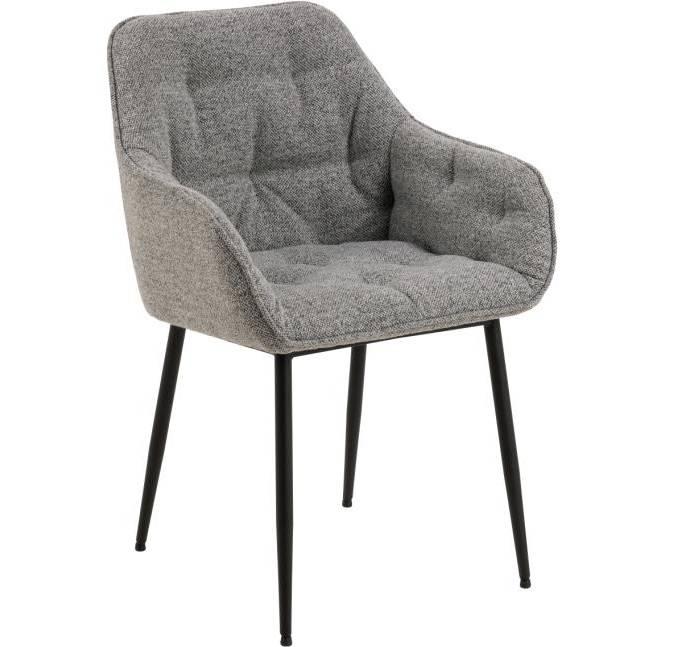 naduvi-collection-eetkamerstoel-harvey boucle-grijs-boucle-stoelen-& fauteuils-meubels1