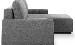 Talula hoekbank links/rechts chenille met slaapfunctie