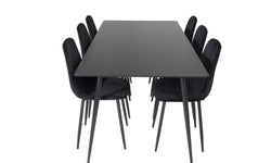 venture-home-eetkamerset-silar6eetkamerstoelen polar velvet-zwart-multiplex-tafels-meubels1