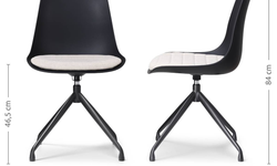 Eetkamerstoel Nola-Liv draaibaar