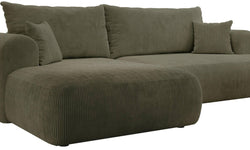 Hoekslaapbank Philipa ribstof links