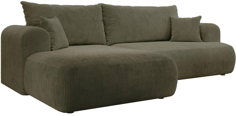 Hoekslaapbank Philipa ribstof links